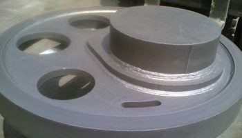 Fabricated eccentric gear