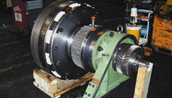 Conversion of an old dry clutch and brake Unit with a new wet Unit